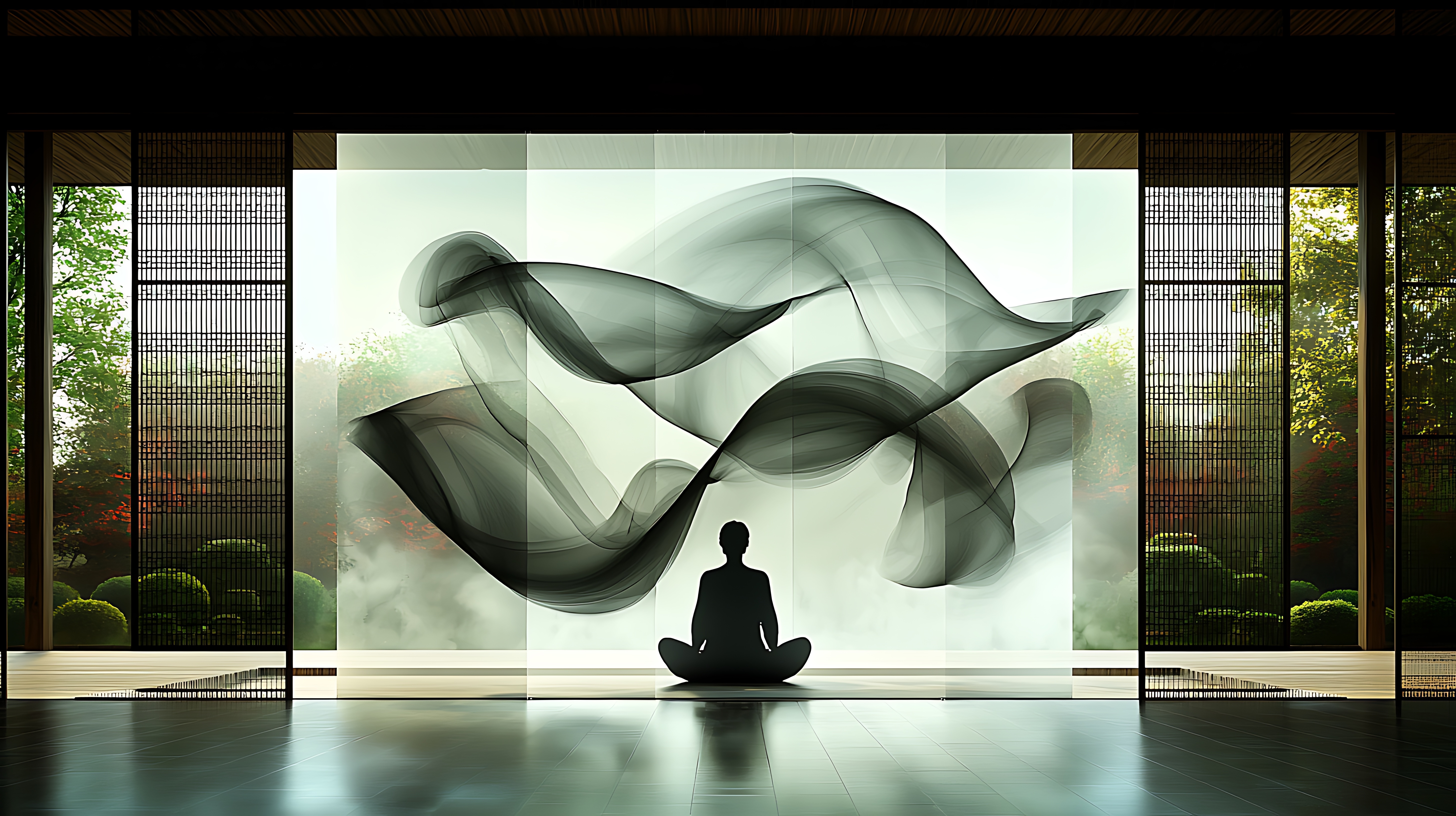 Entspannte Frau beim Yoga - Strategien für Wohlbefinden
